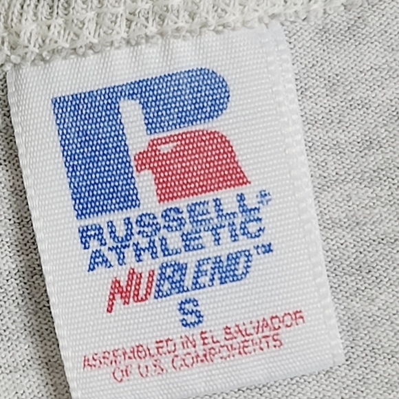 Vintage 90s Russell Athletic Gray NCC Allstars Baseball Tshirt Small - Picture 5 of 11